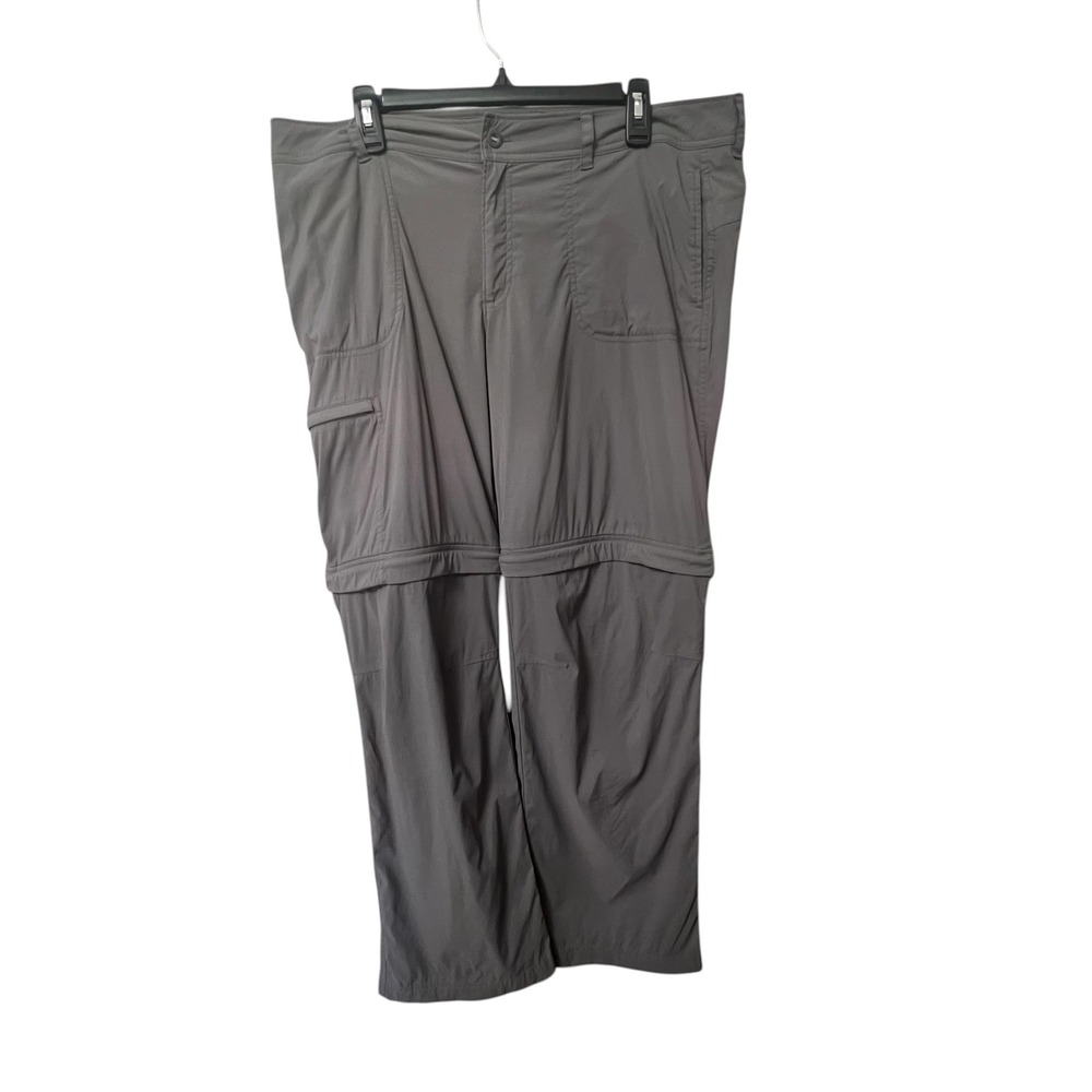 Guided Series Gander Mountain Convertible Hiking Pants Womens 14 Gray‎ Zip Off